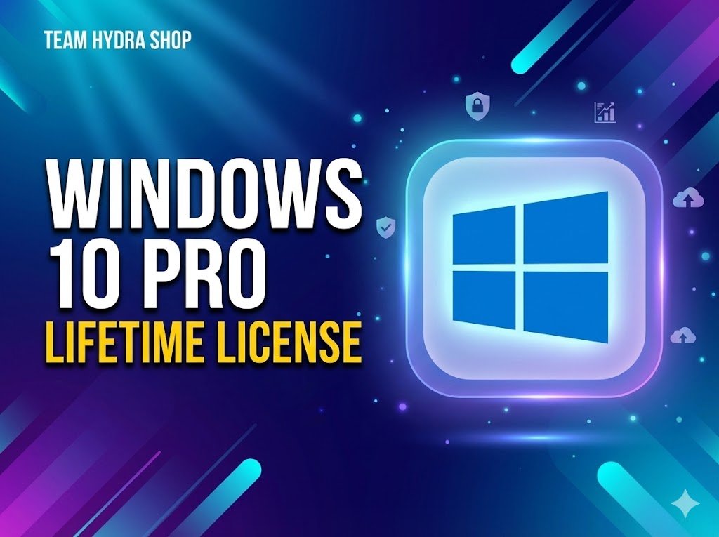 Windows 10 Pro – Lifetime License Key (Official Activation | 1 PC)